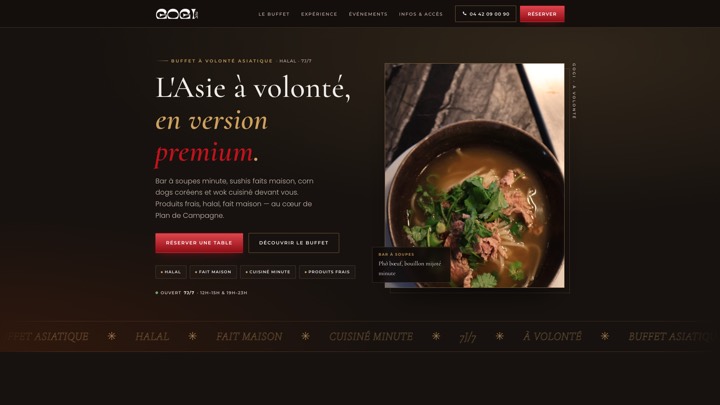 Site de Gogi, réalisation Digiflow