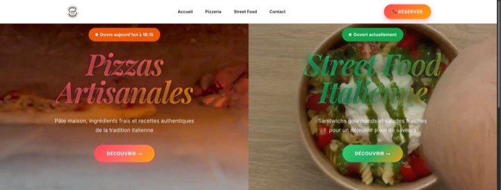 Site de Il Gusto di Marco, réalisation Digiflow