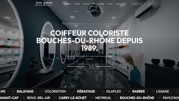 Site de Jean Bonan, réalisation Digiflow