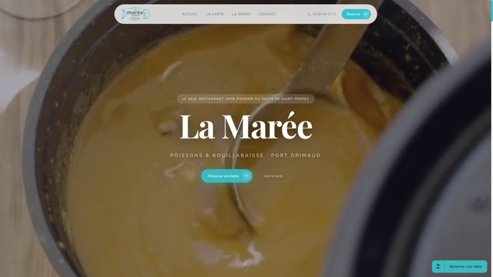 Site de La Marée · Port Grimaud, réalisation Digiflow
