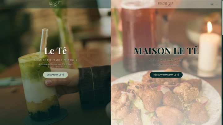 Site de Le Té, réalisation Digiflow
