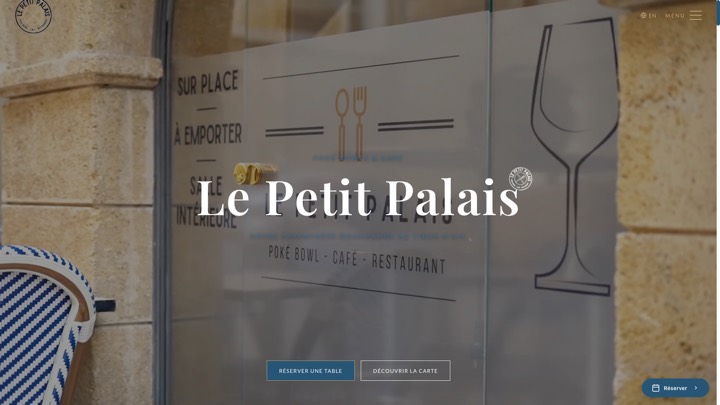Site de Le Petit Palais, réalisation Digiflow