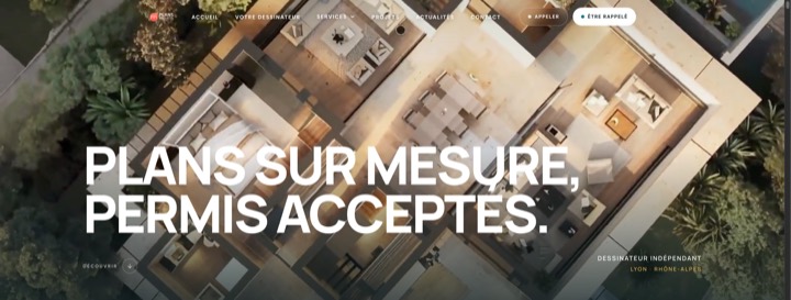 Site de Plans Projets Immo, réalisation Digiflow